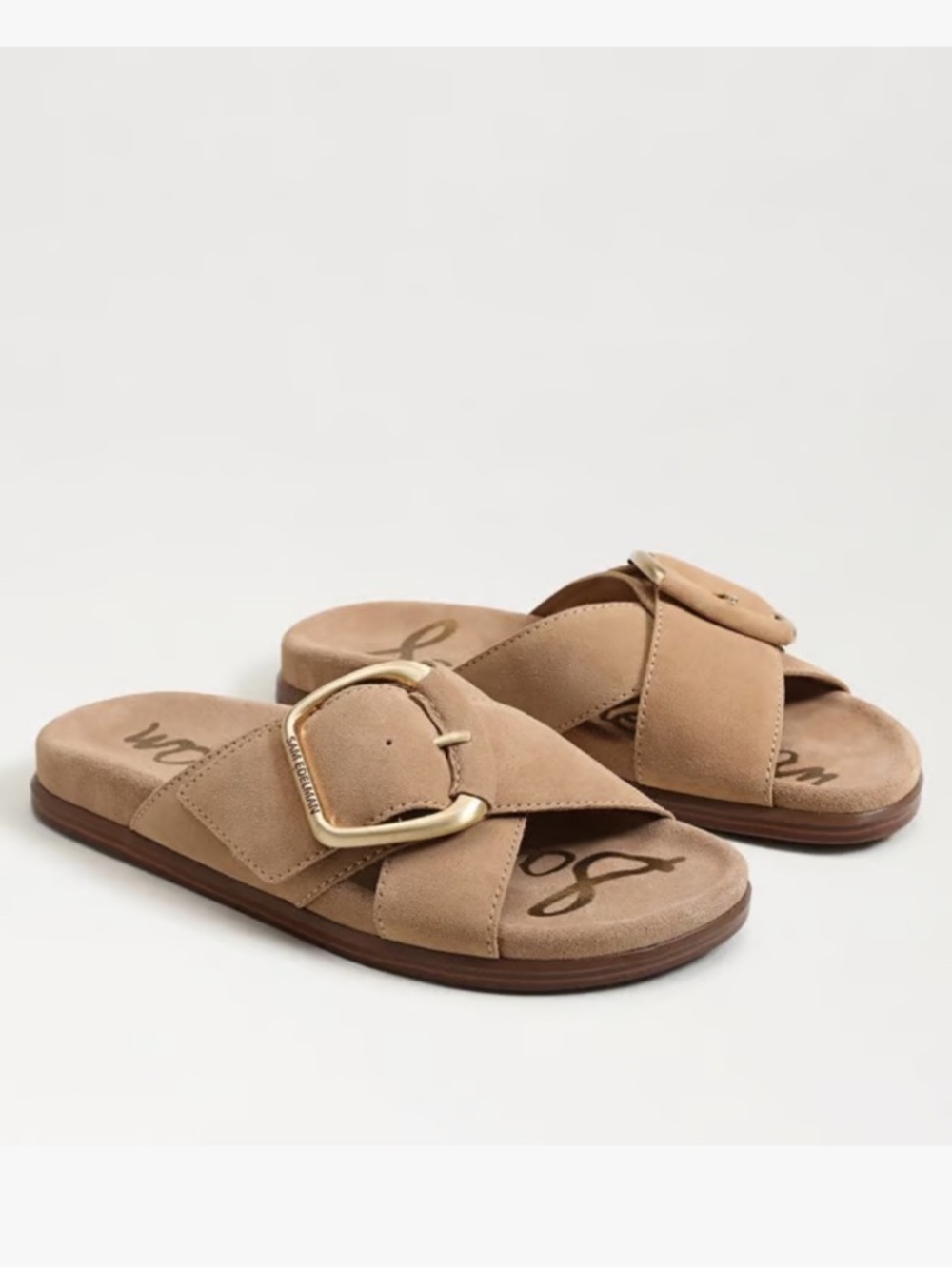 Sam Edelman Size 8.5 Darla Buckle Slide Sandals